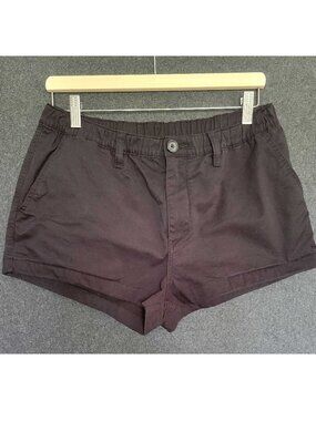 Chubbies Staples  Black Chino Shorts  Elastic Waistband  Preppy Mens M